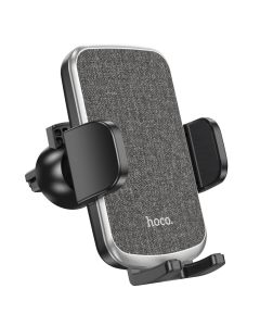 Автотримач для телефона HOCO CA94 Polaris push-type air outlet car holder Black