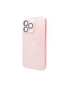 Чохол для смартфона AG Glass Matt Frame Color Logo for Apple iPhone 12 Pro Max Chanel Pink