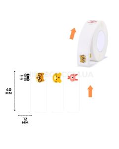 Етикетки NIIMBOT T12*40-160 ZOO Color For D11/D110/D101/H1S (A2A68301001)