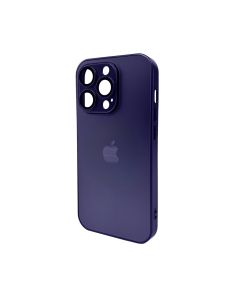 Чохол для смартфона AG Glass Matt Frame Color Logo for Apple iPhone 14 Pro Deep Purple