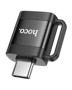 Адаптер HOCO UA31C Type-C male to USB female OTG adapter Black