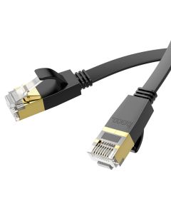 Кабель HOCO US07 General pure copper flat network cable(L=1M) Black