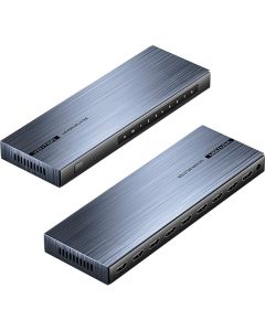 Сплітер Vention 4K 1x8 HDMI Splitter Black Aluminum Alloy Type EU Standard