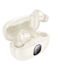 Бездротові навушники BOROFONE FQ4 Lighten true wireless ANC+ENC noise reduction BT headset Milky white