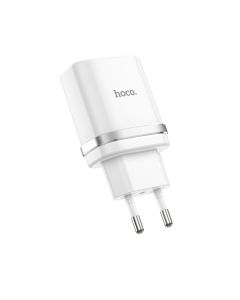 Мережевий зарядний пристрій HOCO C12Q Smart QC3.0 charger 18W White