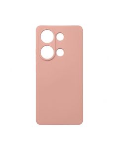 Чехол Original Soft Touch Case for Xiaomi Redmi Note13 Pro 4G/Poco M6 Pro 4G Pink with Camera Lens