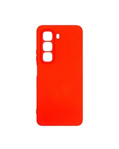Чехол Original Soft Touch Case for Infinix Hot 50 4G Red with Camera Lens