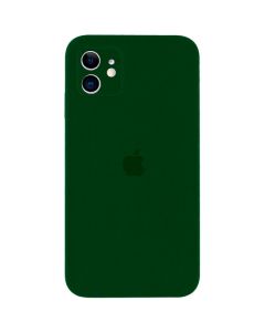 Чехол Soft Touch для Apple iPhone 11 Army Green with Camera Lens Protection Square