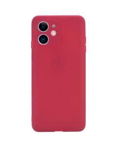 Чехол Soft Touch для Apple iPhone 11 China Red with Camera Lens Protection