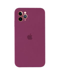 Чохол Soft Touch для Apple iPhone 11 Pro Max Maroon with Camera Lens Protection Square