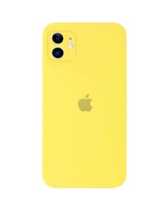 Чехол Soft Touch для Apple iPhone 11 Canary Yellow with Camera Lens Protection Square