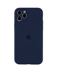 Чохол Soft Touch для Apple iPhone 12 Pro Max Midnight Blue with Camera Lens Protection