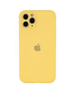 Чохол Soft Touch для Apple iPhone 12 Pro Max Yellow with Camera Lens Protection