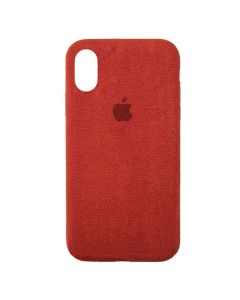 Чохол Alcantara для Apple iPhone XR Red