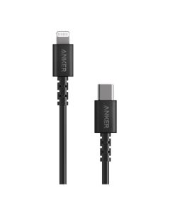 Кабель Anker USB-C to Lightning 1.8m Black (A8613G11)