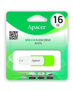 Флешка Apacer 16Gb AH335 Green USB 2.0