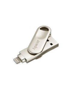 Флешка Apacer 64Gb AH790 Lightning Dual USB 3.1 Silver (AP64GAH790S-1)