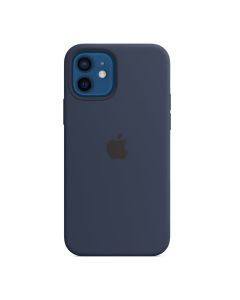 Чехол Apple Silicon Case with MagSafe для Apple iPhone 12/12 Pro Navy Blue