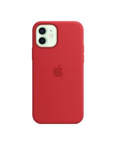 Чехол Apple Silicon Case with MagSafe для Apple iPhone 12/12 Pro Red