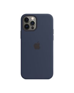 Чехол Apple Silicon Case with MagSafe для Apple iPhone 12 Pro Max Navy Blue