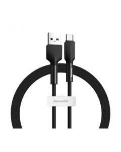 Кабель Baseus Silica Gel Cable USB Type-C 3A 1m Black