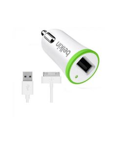 АЗУ Belkin Small iPhone 5/5S 2in1 (AЗУ 2.1A+USB Cable) White