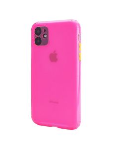 Чохол накладка Colorful Matte Case для iPhone 11 Pink