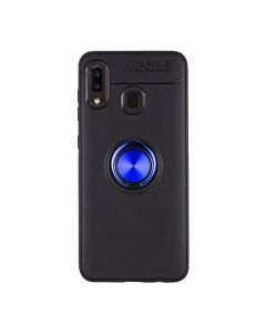 Чехол накладка Deen ColorRing для Samsung A20-2019/A205/A30-2019/A305 Black/Blue