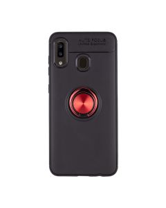 Чехол накладка Deen ColorRing для Samsung A20-2019/A205/A30-2019/A305 Black/Red