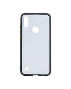 Чехол накладка Goospery Case для Samsung A10s-2019/A107 Clear/Black/Yellow
