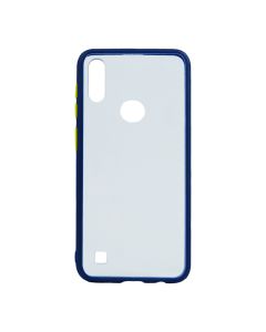 Чехол накладка Goospery Case для Samsung A10s-2019/A107 Clear/Blue/Yellow