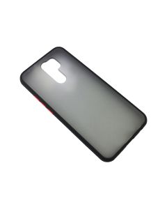 Чехол накладка Goospery Case для Xiaomi Redmi 9 Black/Red