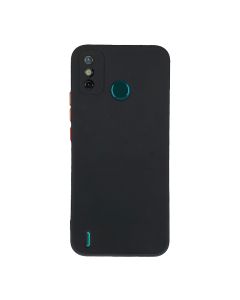 Чехол накладка Goospery TPU Square Full Camera Case для Tecno Spark 6 Go Black