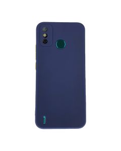 Чехол накладка Goospery TPU Square Full Camera Case для Tecno Spark 6 Go Dark Blue