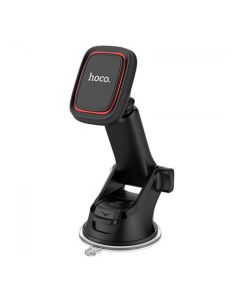 Автотримач для телефона магнітний Hoco CA42 Cool Journey with Stretch Rod Black/Red