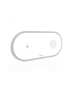 Беспроводное зарядное устройство Hoco CW20 2 in 1 Watch/iPhone 10W White