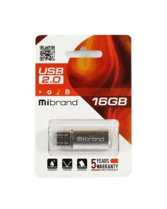 Флешка Mibrand 16GB Cougar USB 2.0 Silver (MI2.0/CU16P1S)
