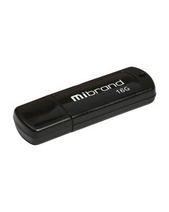 Флешка Mibrand 16GB Grizzly USB 2.0 Black (MI2.0/GR16P3B)