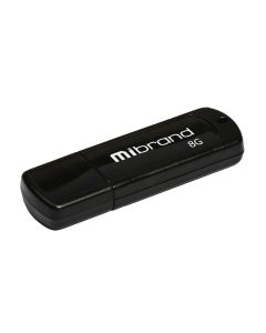 Флешка Mibrand 8GB Grizzly USB 2.0 Black (MI2.0/GR8P3B)