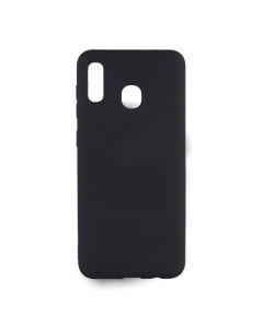 Чехол Original Soft Touch Case for Samsung A20-2019/A205 Black