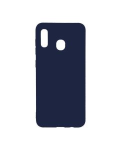 Чехол Original Soft Touch Case for Samsung A20-2019/A205 Midnight Blue