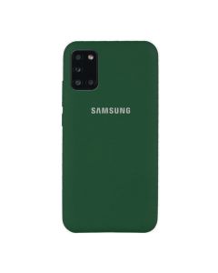 Чехол Original Soft Touch Case for Samsung A31-2020/A315 Dark Green