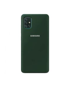 Чехол Original Soft Touch Case for Samsung A51-2020/A515 Dark Green