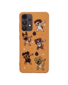 Чохол Original Soft Touch Case for Samsung A72-2021/A725 Orange Dogs