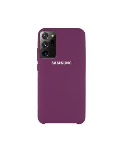 Чехол Original Soft Touch Case for Samsung Note 20 Ultra/N985  Grape