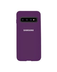 Чехол Original Soft Touch Case for Samsung S10/G973 Grape