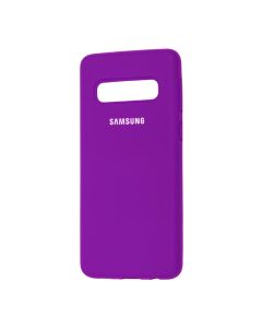 Чехол Original Soft Touch Case for Samsung S10 Plus/G975 Grape