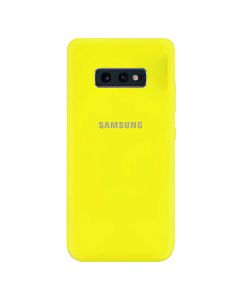 Чехол Original Soft Touch Case for Samsung S10e/G970 Yellow