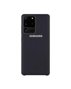 Чехол Original Soft Touch Case for Samsung S20 Ultra/G988 Black