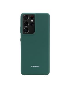 Чехол Original Soft Touch Case for Samsung S21 Ultra/G998 Dark Green